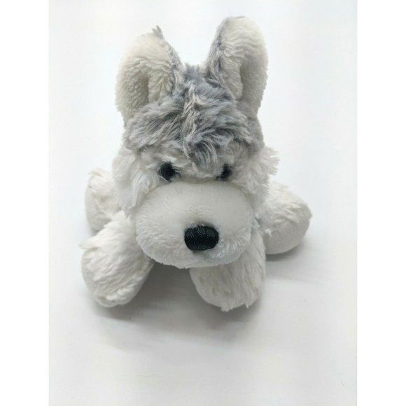 Ganz Stuffed Plush Siberian Husky Gray White Floppy Legs 11" Long - Picture 1 of 5